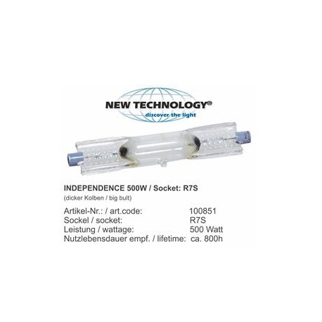 Independence (dicker Kolben/big bulb) 500 R7S 800-1000h