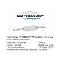High Energy TX (42,5cm KabellÃ¤nge/cable lenght) 2000 (380V) Kabel/wire lead 600-800h