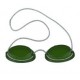 Schutzbrille mit Gummizug/goggle with elastic band grÃ¼n/green 1 gafas
