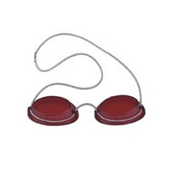 Schutzbrille mit Gummizug/goggle with elastic band grün/green 1 gafas