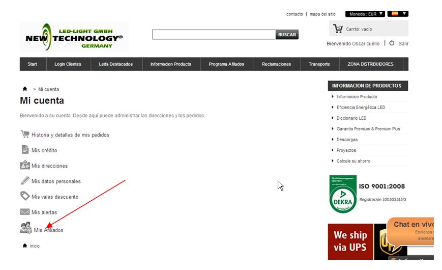 New-Technology Led Light GMBH España - Programa de Afiliados Programa de Afiliados