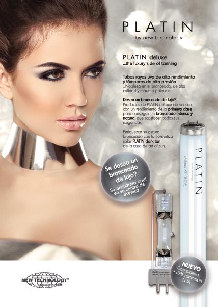 Tubos y Lamparas UVA PLatin by New-Technology