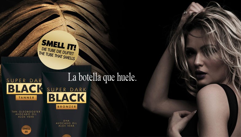 Cosmética rayos uva Black Super Dark